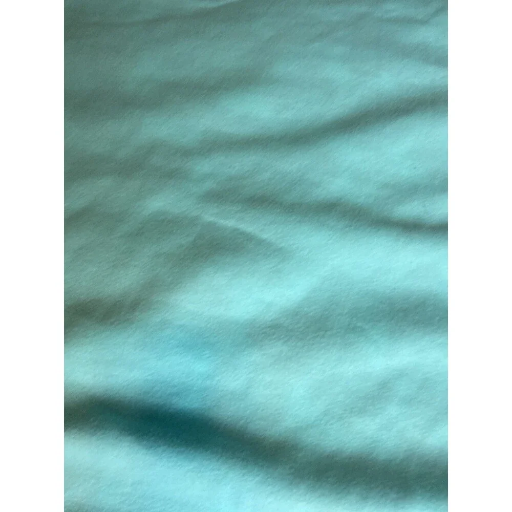 Handmade Tied Blanket Throw  Floral  54”x62” Multicolor Teal Back￼